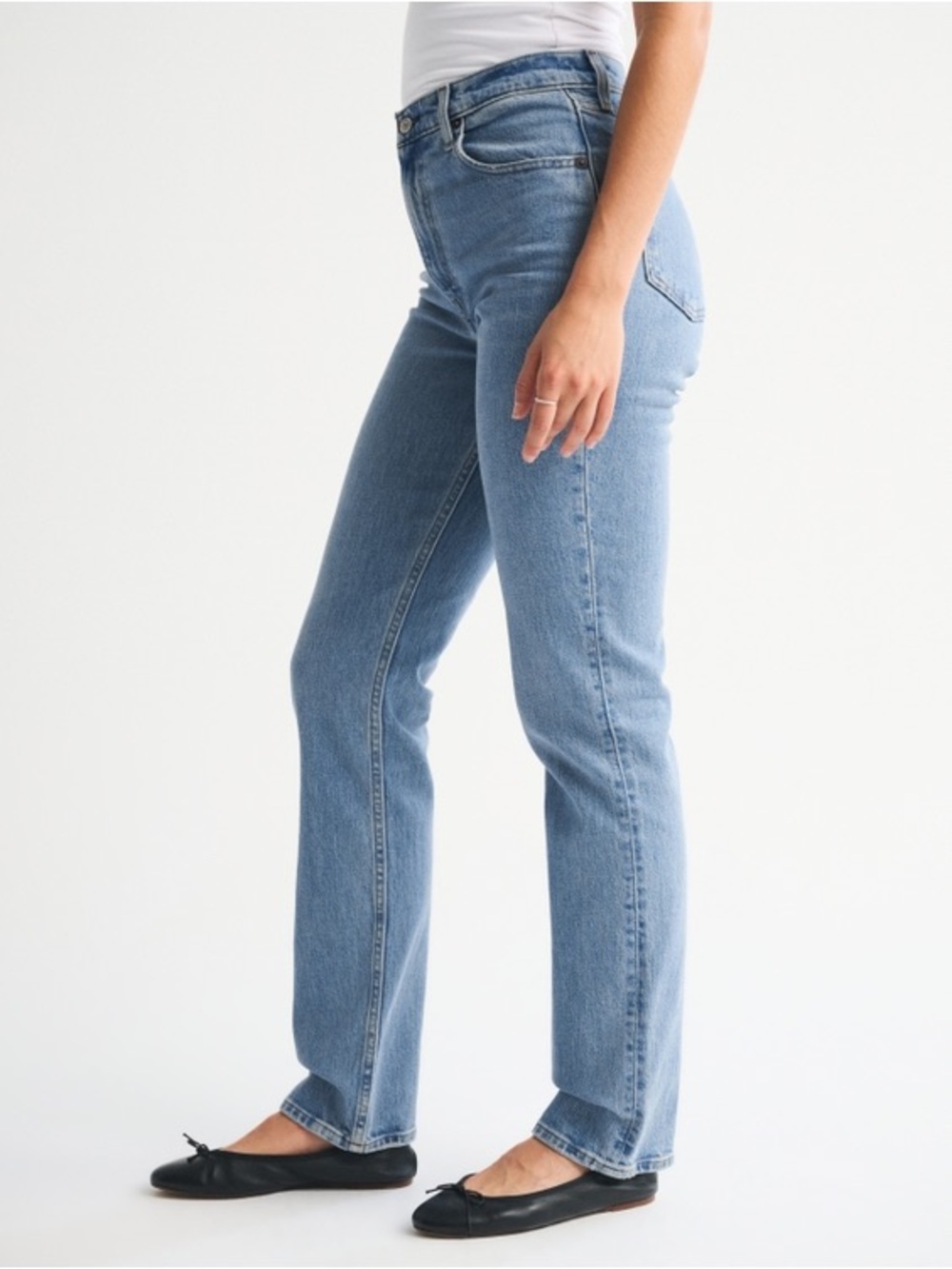 Abercrombie & Fitch ’90s Straight Ultra High Rise Jeans | Size 26 Short - Picture 4 of 10
